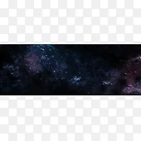 黑色宇宙星空背景banner