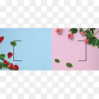 清新七夕情人节海报banner