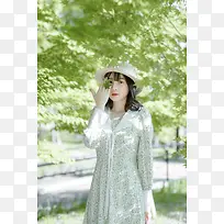 夏日小清新美女写真