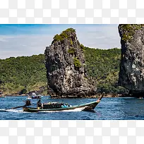 夏天山水旅游景区