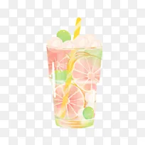 果汁橙子西柚汁