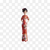 中国旗袍女性3d形象