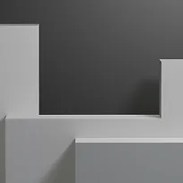 简约灰白C4D展台