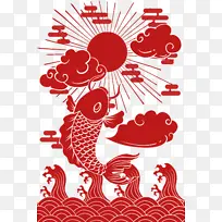 国潮中国风底纹元素