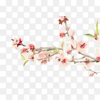 唯美中国古风水彩插画