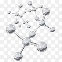 白色的分子结构