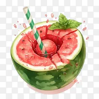 夏日清凉西瓜