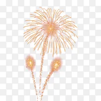 国庆节庆祝烟花炮仗亮黄色