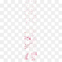 飘落花瓣粉红色玫瑰花瓣