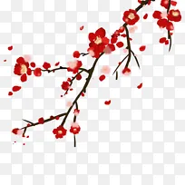 梅花元素水磨