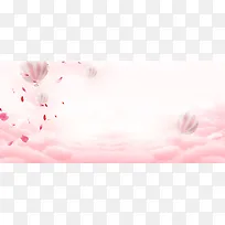 三八妇女节浪漫梦幻粉色banner