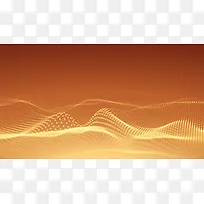 抽象粒子波点阵列音符曲调背景