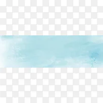 清新蓝色水彩风底纹纹理banner