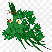 端午节悬挂艾草设计图