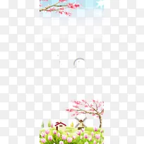 韩国插画背景