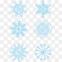 雪花蓝色02